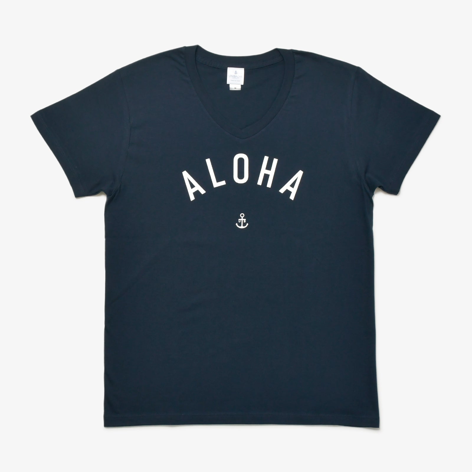 UNIBAZAR オリジナル VネックTシャツ